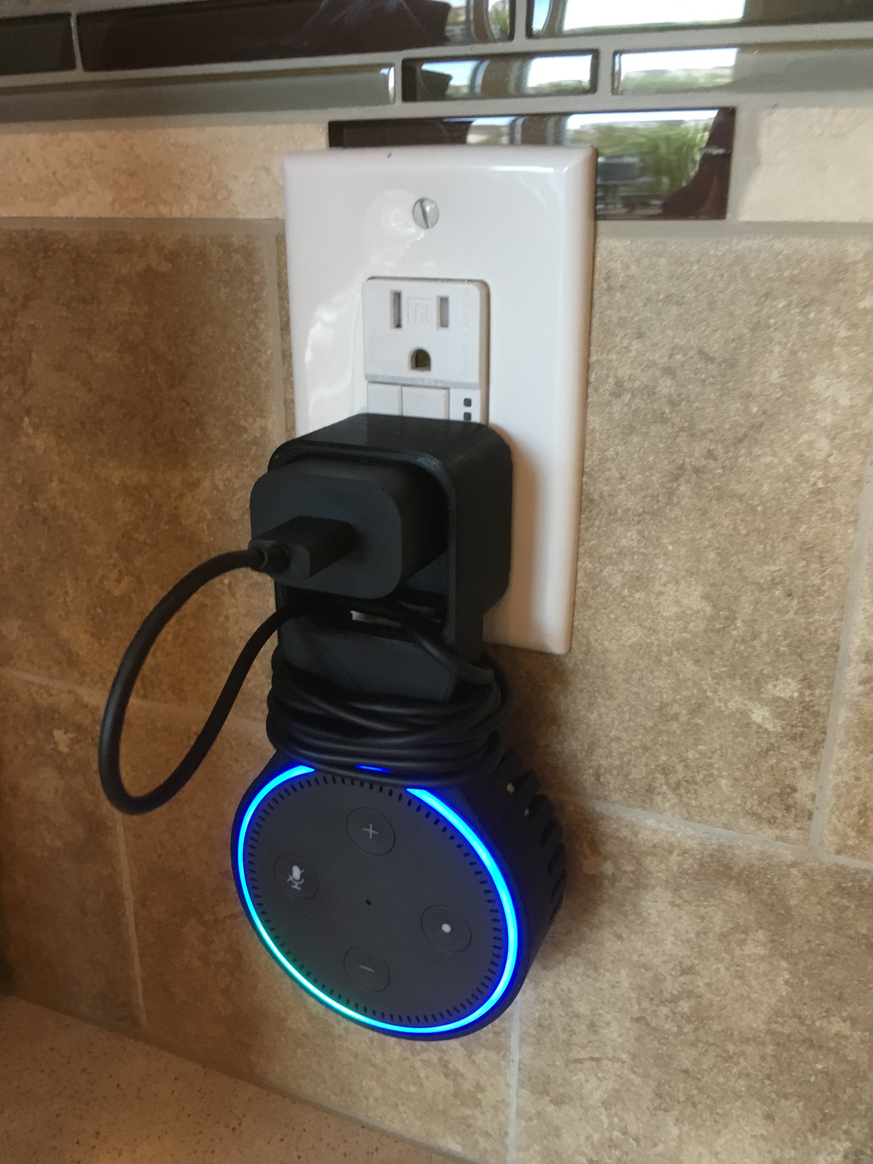 Alexa Dot Wall Mount