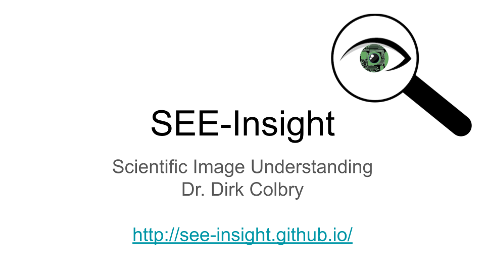 Title Slide for the SEE-Insight Overview Video